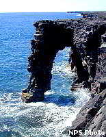 Holei Sea Arch at Hawaii Volcanoes National Park
